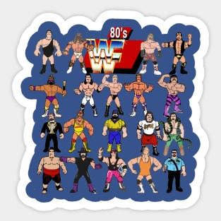 Retro Wrestling Maniac Sticker